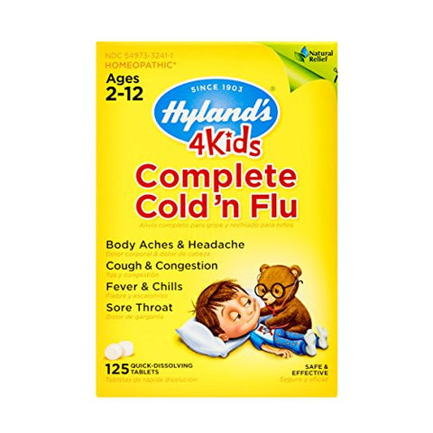 Hyland's 4Kids Complete Cold n Flu-125 Quick Dissolving Tablets