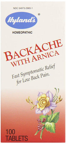 Hyland's BackAche With Arnica Homeopathic-100 Tablets