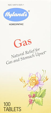 Hyland's Gas Natural Relief For Gas & Stomach Upset-100 Tablets