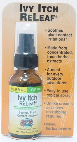 Herbs Etc Ivy Itch ReLeaf Professional Strength-1 Oz