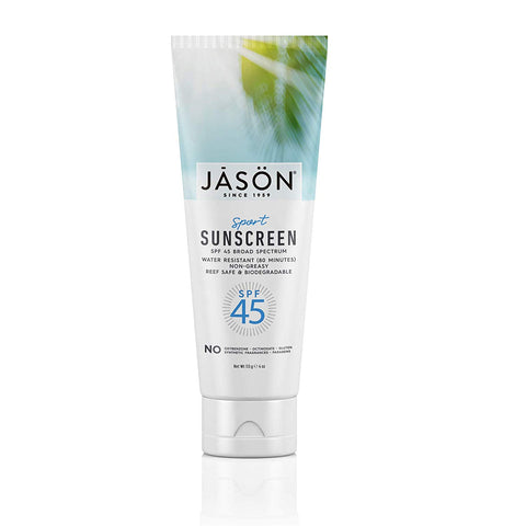 Jason Sun Sport Sunscreen Broad Spectrum SPF 45-4 Oz