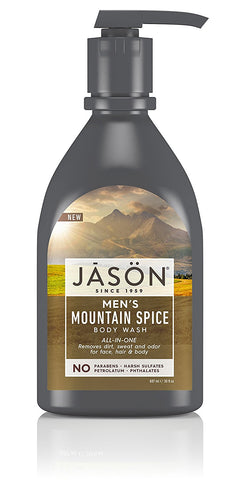 Jason Men's Mountain Spice Body Wash-30 Oz