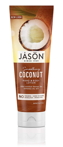 Jason Smoothing Coconut Hand & Body Lotion-8 Oz