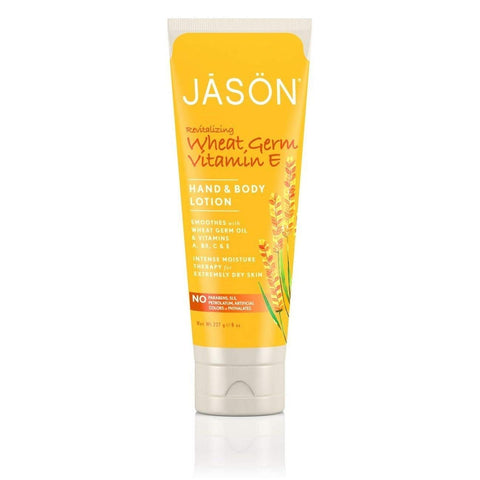 Jason Revitalizing Wheat Germ Vitamin E Hand & Body Lotion-8 Oz