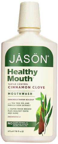 Jason Healthy Mouth Mouthwash Cinnamon Clove-16 Oz