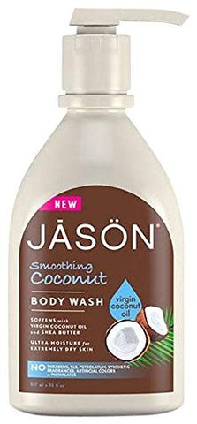Jason Smoothing Coconut Body Wash Virgin Coconut Oil-30 Oz