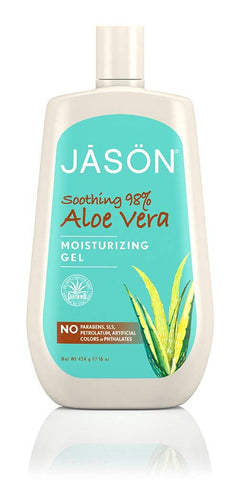 Jason Soothing 98% Aloe Vera Moisturizing Gel-16 Oz