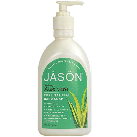 Jason Soothing Aloe Vera Hand Soap-16 Oz
