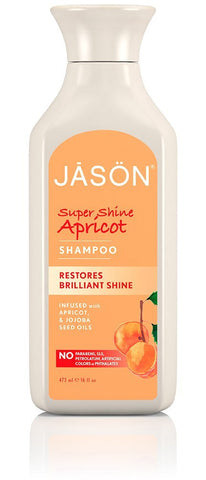 Jason Super Shine Apricot Shampoo-16 Oz