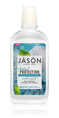Jason Total Protection Sea Salt Mouth Rinse Cool Mint-16 Oz