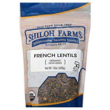 Shiloh Farms French Lentils, Organic - 15 Ounces