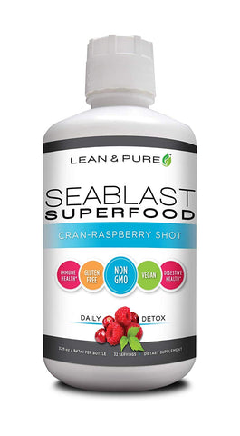 Lean & Pure Seablast Superfood Cran Raspberry Shot-32 Oz