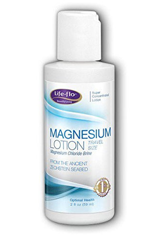 Life Flo Magnesium Lotion Travel Size Magnesium Chloride Brine-2 Oz