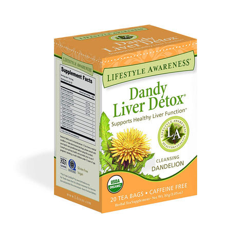 Lifestyle Awareness Dandy Liver Detox 20 Tea Bags-1.05 Oz