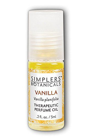 Simplers Botanicals Vanilla Planifolia Therapeutic Perfume Oil-0.2 Oz