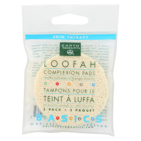 Earth Therapeutics Loofah Complexion Pads 3 Pack
