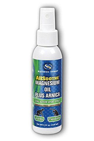 Natural Sport Magnesium Oil Plus Arnica Unscented-4 Oz