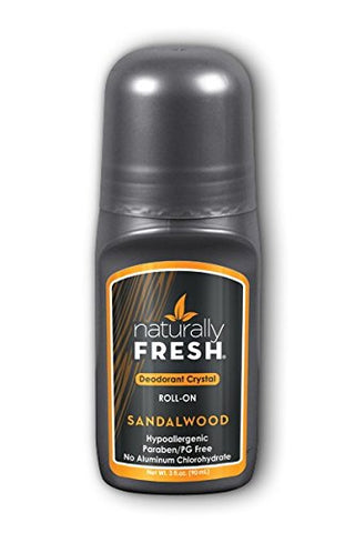 Naturally Fresh Roll On Deodorant Sandalwood-3 Oz
