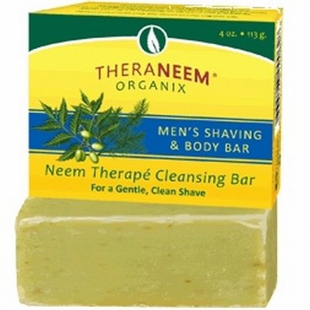 Theraneem Naturals Men's Shaving & Body Bar-4 Oz