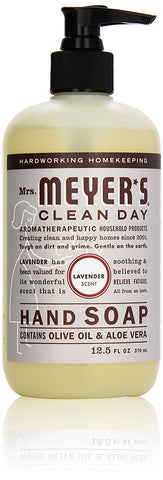 Mrs.Meyer's Clean Day Lavender Scent Hand Soap With Olive Oil & Aloe Vera-12.5 Oz
