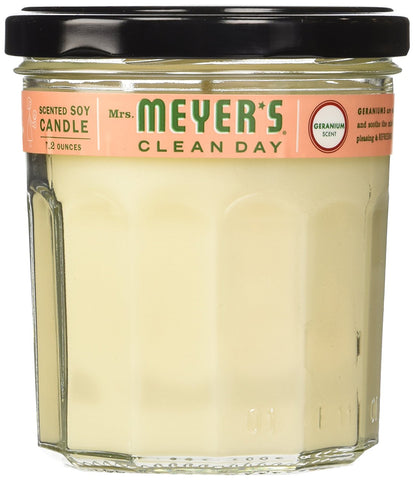 Mrs.Meyer's Geranium Candle-7.2 Oz