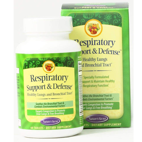 Nature's Secret Respiratory Support & Defense-60 Tablets