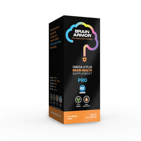 Brain Armor Super Omega-3+ Lime-Mango Natural Flavor-8 Oz