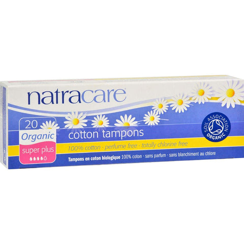 Natra Care Organic Cotton Tampons Super Plus-20 Tampons