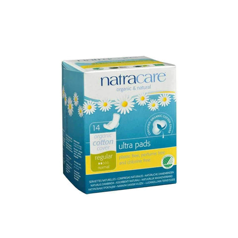 Natra Care Organic Cotton Cover Regular Normal-14 Ultra Pads