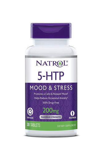 Natrol 5-HTP 200 Mg Time Release-30 Tablets