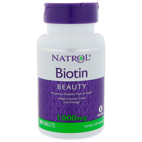Natrol Biotin 1000 Mcg-100 Tablets