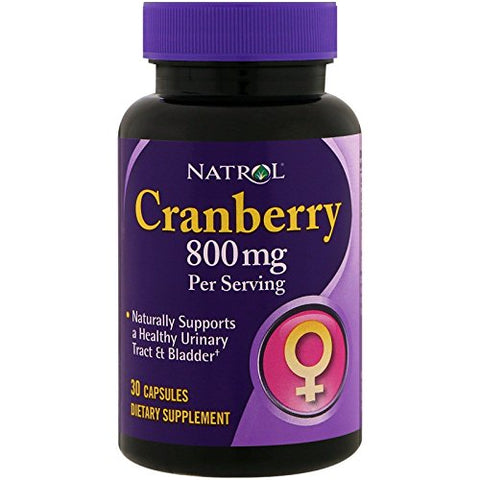 Natrol Cranberry 800 Mg-30 Capsules