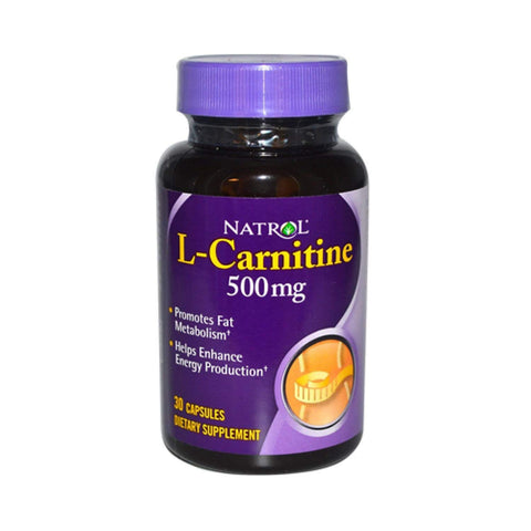 Natrol L-Carnitine 500 Mg-30 Capsules