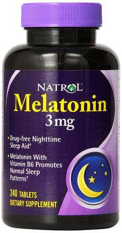 Natrol Melatonin 3 Mg Dietary Supplement-240 Tablets