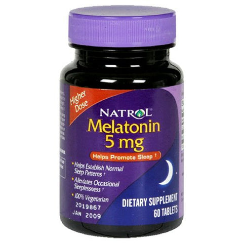 Natrol Melatonin 5 Mg Dietary Supplement-60 Tablets