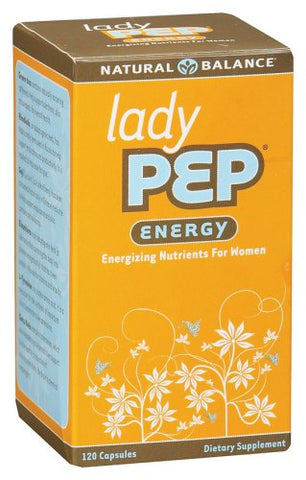 Natural Balance Lady Pep Energizing Herbs & Vitamins-120 Vegateraian Capsules
