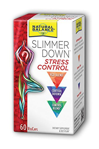 Natural Balance Slimmer Down Stress Control-60 Veg Caps