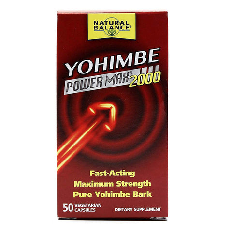 Natural Balance Yohimbe Power 2000-50 Vegetarian Capsules