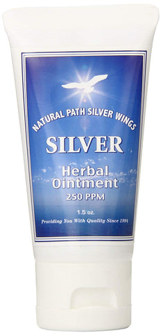 Natural Path Silver Wings Silver Herbal Ointment 250 PPM-1.5 Oz