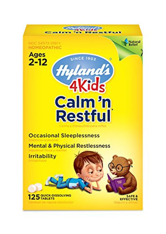 Hyland's 4Kids Calm n Restful Ages 2-12-125 Quick Dissolving Tablets
