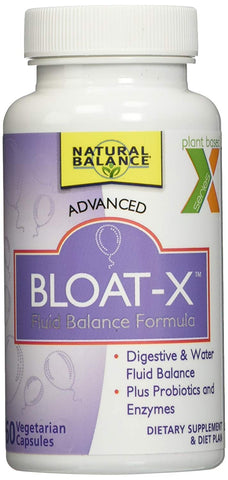 Natural Balance Bloat-X Fluid Balance Formula-60 Vegetarian Capsules