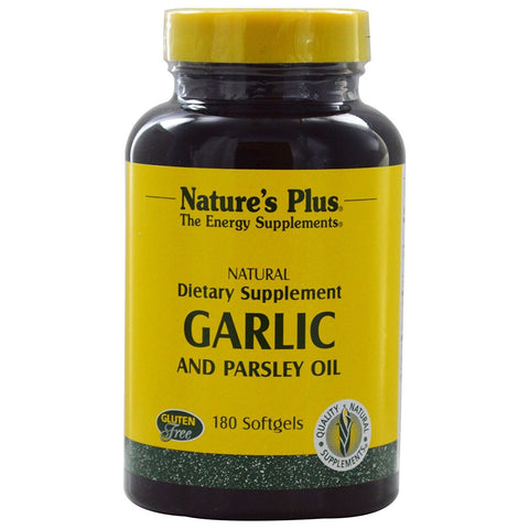 Natures Plus Garlic & Parsely Oil-180 Softgels