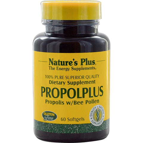 Natures Plus Propolplus Propolis With Bee Pollen-60 Softgels