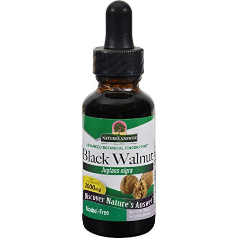 Nature's Answer Black Walnut Juglans Nigra 2000 Mg-1 Oz