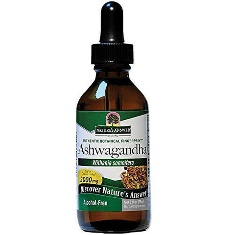 Nature's Answer Ashwagandha Withania Somnifera 2000 Mg-2 Oz