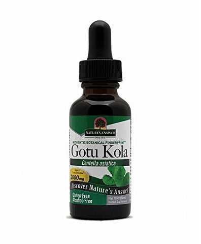 Nature's Answer Gotu Kola Centella Asiatica 2000 Mg-1 Oz