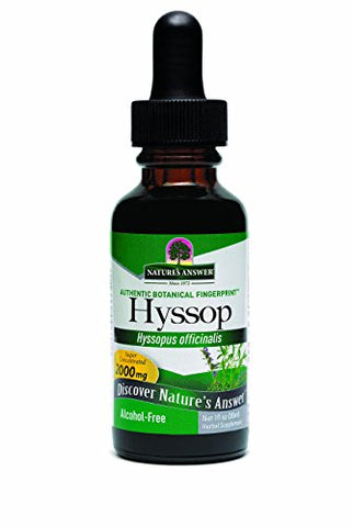 Nature's Answer Hyssop Hyssopus Officinalis-1 Oz