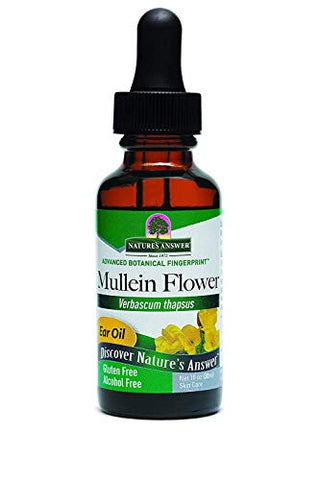 Nature's Answer Mullein Ear Oil Verbascum Thapsus-1 Oz