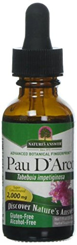 Nature's Answer Pau D' Arco Tabebuia Impetiginosa 2000 Mg-1 Oz