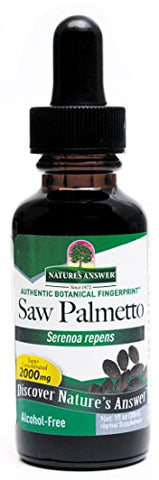 Nature's Answer Saw Palmetto Serenoa Repens Alcohol Free 2000 Mg-1 Oz